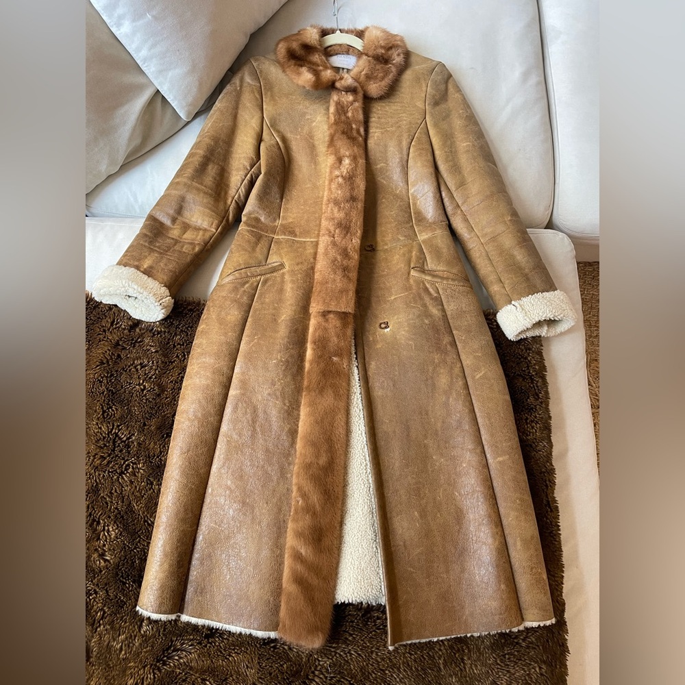 Prada Vintage Shearling Coat